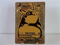 Pokemon Card Rare Gold Pikachu Vmax