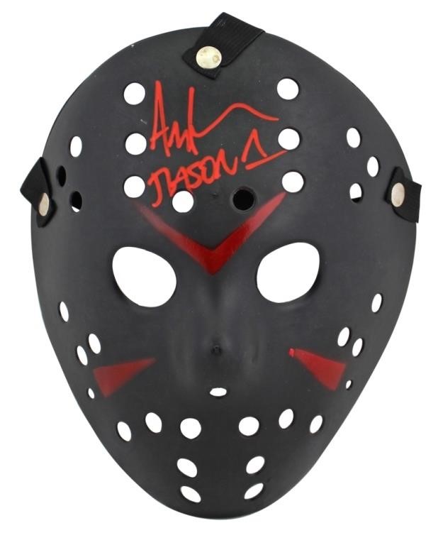 Ari Lehman Signed "Friday the 13th" Mask Inscrib