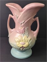 Hull Pottery 10.5" Handled Magnolia Vase