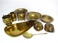 COLLECTION OF ASSORTED MISC. BRASS ITEMS