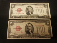 1928D & G $2. Bills
