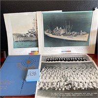 1950's Navy photos & ships The Compass book lot