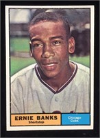 1961 Topps #350 Ernie Banks baseball card -