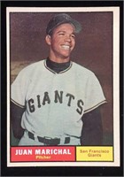 1961 Topps #417 Jaun Marichal rookie card -