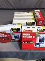 6 window insulation kits.