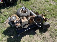 Motor, Pump, Tire and Rim, Cart