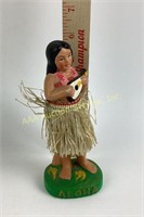 Vintage composition hula girl