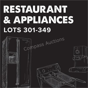 Restaurant & Appliances - Lots 301-349