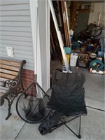 Fishing Net & Lawn Chair