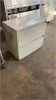 30(w) x 27(h) x 18(d) metal lateral file cabinet