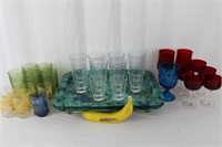 MCM Drinking Bar Glasses Trays