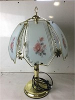 Table Top Touch Lamp W/Glass Shades (GOLD)