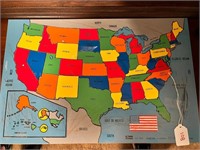 B3-Hardboard United States Puzzle