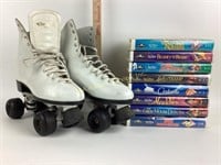 Dominion Roller Skates white size 10, Disney