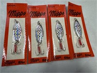 (4) Mepps #1 Spoon Fishing Lures