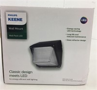 New Philips Keene Wall Mount Wall Pack LED Light