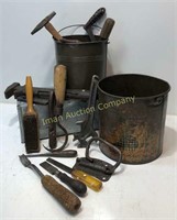 Old Buckets & Tools