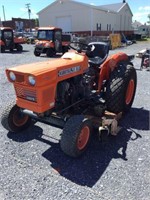 Kubota L185 Tractor w/Woods L59 3' Belly Mower