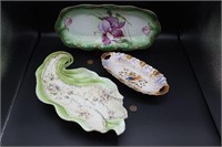 Antique Hand painted Porcelain Dishes