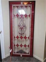 Stain Glass Panel. 71H x 31W