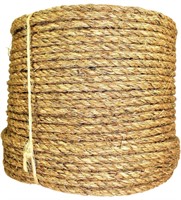 $121 3/8”x600Ft Twisted Manila Rope