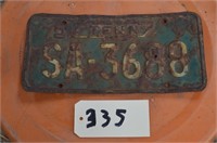 1972 Tennessee Tag