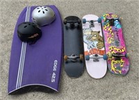 Ocean-Earth Boogie Board, Skateboards & Helmets
