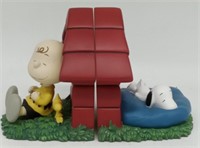 (FW) Charlie Brown and Snoopy Bookends by