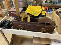 unique vintage ride on toy tow truck