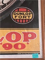 Dunlop Fort 90' Vintage Style Print (70 cm W x 82