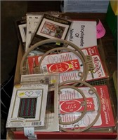Lot Of Stitching Items Lap Stands & More