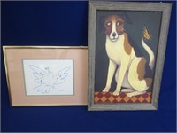 Dove & Dog Picture Frames