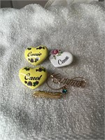 Carol Caroline Carrie pin lot