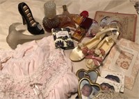 Ladies Nightgown and Feminine Decor, Perfume