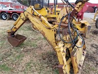 QUICK ATTACH KOMATSU FORKLIFT BACKHOE ATTACHMENT