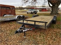 2017 20FT FLATBED TRAILER WITH RAMPS