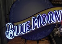 Blue Moon Neon Sign