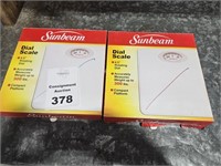 Set of 2 Sunbeam Dial Scales