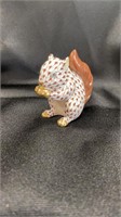 Herend, Baby Squirrel in Chocolate color, 2.5 In H
