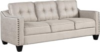 UBGO Living Room Furniture Linen Upholstered Sofa