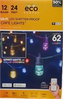 1 LOT, 2 Eco Scapes Cafe Lights Classic Color