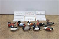 Jett Brunet Miniature Duck Decoys