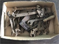 Assorted Tools - Wrenches, Pipe Wrench, Etc