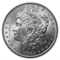 1884-o Morgan Dollar *bu