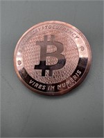 Bitcoin Copper Round