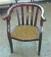 Wooden Chair with upholstered seat