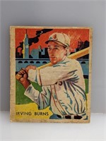 1935 Diamond Stars #75 Irving Burns Browns