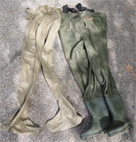 Bush Line Hip Waders With Size 11 Boots