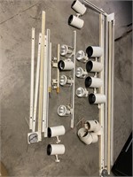 Lot can lights and track lighting