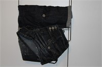 Lot of two pairs of jean shorts